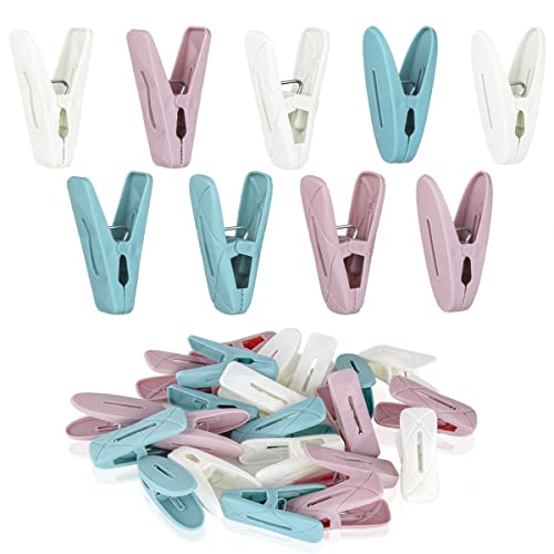 Chip Clips,Bag Clips,Chip Clip,Clips for Food Packages,Bag Clips for Food Chip Clips Bag Clips Food Clips,Clip Clothespins Plastic Clothes Pins for Photo and Crafts Indoor and Outdoor Pack of 36