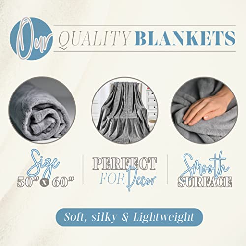 Elegant Comfort Lightweight Printed Throw Blanket- All Season, Ultra Soft, Cozy and Plush- Decorative Throw Blankets, Perfect for Lounging, 50 x 60 inches, Lighthouse, Throw Blanket