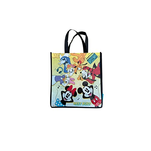 Disney's Mickey and Minnie Mouse and their friends Large Reusable Tote Bag