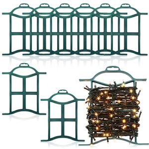9 pieces christmas light storage light bulb storage christmas string lights organizer holder extension cord holder for reel extension cord, garland, beads