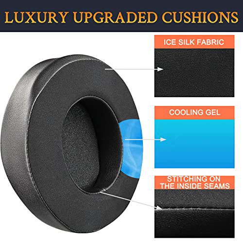 SOULWIT Cooling Gel Earpads Replacement for Razer Thresher Ultimate/Dolby 7.1/Xbox One/Tournament Edition Gaming Headset/Headphones, Ear Pads Cushions with High-Density Foam