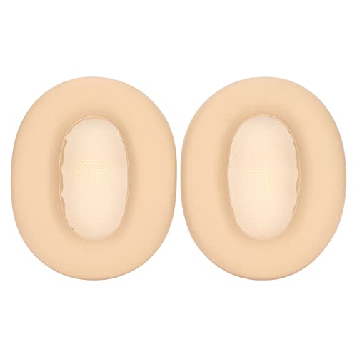 Replacement Ear Pads，Foam Protein Leather Noise Isolation Soft Wear Earpads Cushions for Edifier W860NB W830BT Bluetooth Headset (Brown)