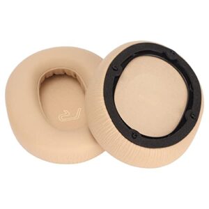 Replacement Ear Pads，Foam Protein Leather Noise Isolation Soft Wear Earpads Cushions for Edifier W860NB W830BT Bluetooth Headset (Brown)