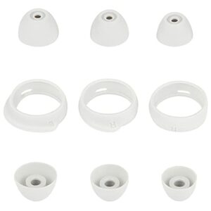 Silicone Earbud Tips Earhooks Kit for Galaxy Buds Headphone Replacement Wingtip Ear Tips Compatible with Samsung Galaxy Buds SM-R170 Headphone,S M L (6 Pairs)