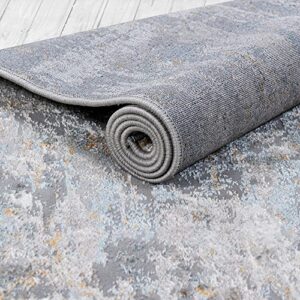 Modern Area Rug - Non-Shedding & Stain Resistant Carpet - Indoor Rugs for Living Room, Bedroom, Kitchen & Office (2 ft x 6 ft, Modern)