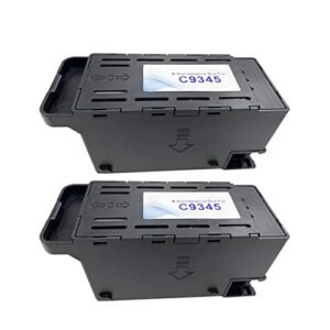hemeiny 2pk c9345 maintenance box compatible with st-c58000 ec-c7000 st-c8000 pro wf-7830 wf-7840 wf-7820 wf-7845 et-16600 et-16650 et-5880 et-5850 et-5800 l15150 l15160 l15158 l15168 printer