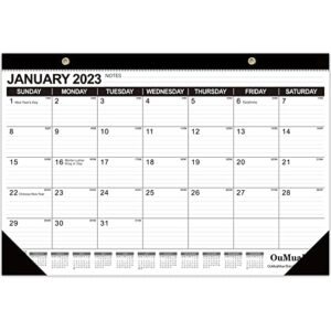 desk calendar 2023-2024: 17 x 11-1/2 inches monthly pages runs from january 2023 through june 2024 - 18 monthly desktop calendar for home school office planning and organizing
