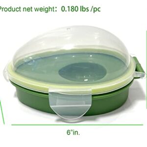 halteoly Avocado Saver Holder Food Crisper Storage Box Fruit Keeper Avocado Keeper Storage container-Keep Your Avocados Fresh for Days