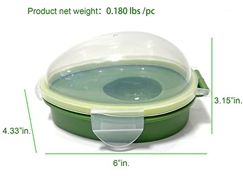 halteoly Avocado Saver Holder Food Crisper Storage Box Fruit Keeper Avocado Keeper Storage container-Keep Your Avocados Fresh for Days