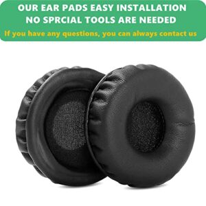 TaiZiChangQin Ear Pads Ear Cushions Mic Foam Kit Earpads Replacement Compatible with Jabra HSC011 UC Voice 550 MS Duo Wired USB Headphone