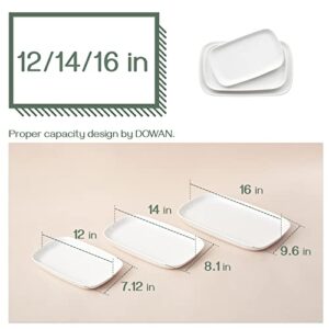 DOWAN Bundle - Ceramic Baking Dish and Serving Platter Set