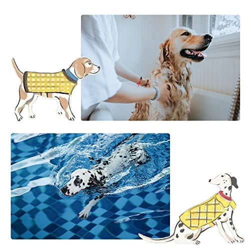 Dog Drying Coat, Adjustable Pet Drying Moisture Bath Robe, Dog Bath Towel Quick Drying, Washable Absorbing Pet Dog Cat Bathrobe Towel Coat