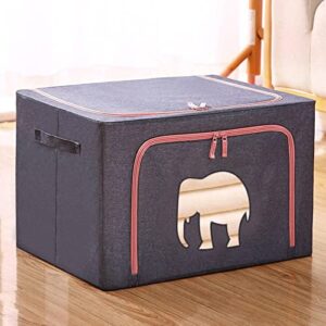 kbree wardrobe storage box large size clothes quilt storage box fabric dormitory extra large household folding storage box