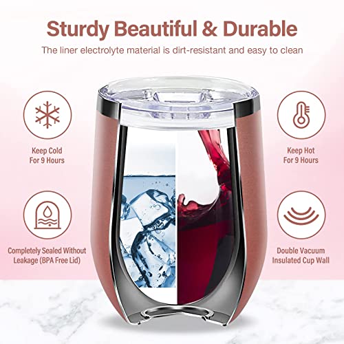 VINMEN Birthday Gifts for Women,Mothers Day Gifts Wine Tumbler Gift Basket for Women Wine Lover Not A Day Over Fabulous Gift Box for Women Her Mom Sister Wife Girlfriend Best Friend