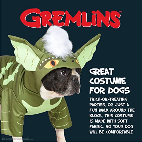 Warner Bros Horror Gremlins Halloween Costume for Dogs with Hood – Size Medium | Dog Costumes, Cute Pet Scary Costumes Dogs| Officially Licensed Products, Green (FF21797)