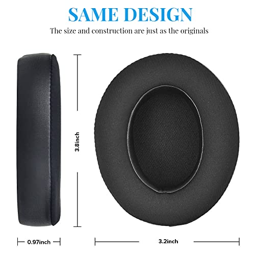 Studio 3 Replacement Ear Pads Comfort Gel Studio3 Wireless Ear Cushions Upgrade Earpad Replacement Parts Compatible with Beats Studio 3 Wireless/A1914 and Studio 2 (B0501/B0500) Headphones