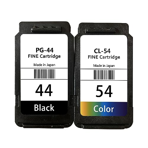 Weizhiya for Canon PG-44 CL-54 Ink Cartridges Pixma E401 E461 E471 E481 Printer Black and Tri Color Standard