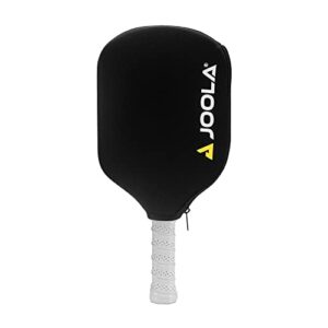 joola elongated pickleball paddle cover - neoprene sleeve ben johns hyperion and long pickleball paddles, black - 11.25" paddle cover