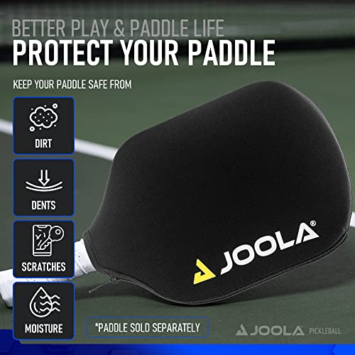 JOOLA Elongated Pickleball Paddle Cover - Neoprene Sleeve Ben Johns Hyperion and Long Pickleball Paddles, Black - 11.25" Paddle Cover