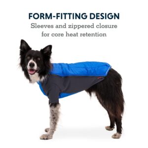 Ruffwear, Powder Hound Insulated, Water Resistant Cold Weather Jacket for Dogs, Blue Pool, X-Large