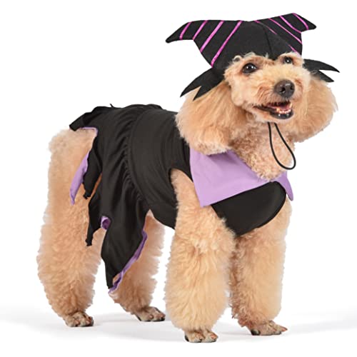 Disney for Pets Halloween Disney Villains Maleficent Costume - Small - | Disney Villains Halloween Costumes for Dogs, Officially Licensed Disney Dog Halloween Costume, Purple (FF22960)