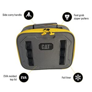 Caterpillar Lunch Box, Grey/Black, One Size