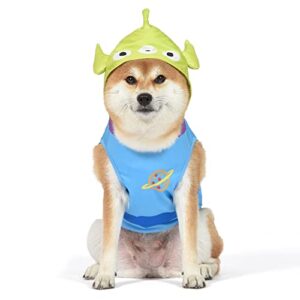 disney for pets halloween toy story aliens costume -extra extra large | 2xl halloween costumes for dogs, officially licensed disney dog halloween costume for pets, blue (ff22909)