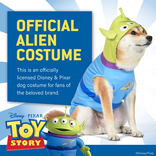 Disney for Pets Halloween Toy Story Aliens Costume -Extra Extra Large | 2XL Halloween Costumes for Dogs, Officially Licensed Disney Dog Halloween Costume for Pets, Blue (FF22909)