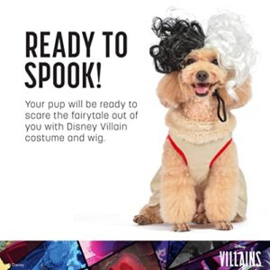 Disney for Pets Halloween Disney Villains Cruella Costume - Small - P| Disney Villains Halloween Costumes for Dogs, Officially Licensed Disney Dog Halloween Costume