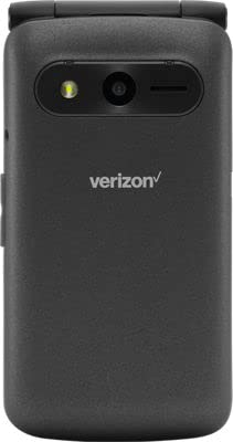 PostPaid Verizon Wireless Flip Phone KAZUNA eTALK - 4G LTE Model F119 can be Activated on Any Verizon or It's MVNO Plan, Gray