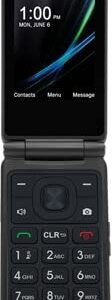 PostPaid Verizon Wireless Flip Phone KAZUNA eTALK - 4G LTE Model F119 can be Activated on Any Verizon or It's MVNO Plan, Gray