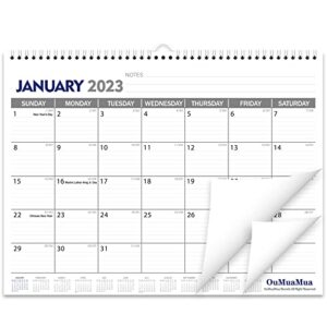 2023 calendar - wall calendar from january 2023 to june 2024, 14.5 x 11 inches, 18 monthly calendar with twin-wire binding, thick paper and ruled blocks for home, school and office