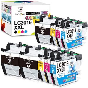 miss deer lc3019 xxl compatible ink cartridge replacement for brother lc3019 xxl lc3019bk lc3019c lc3019m lc3019y,used with mfc-j6930dw mfc-j6530dw mfc-j6730dw mfc-j5335dw,9 pack