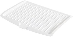 coelo kitchen utility draining board｜light weight, space efficient, dishwashing water drainer, drying dish rack tray for sink kitchen essential accessory(white)