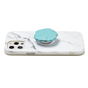 Turquoise Gemstone Phone Grip Stand Mount Holder for Cellphone, Tablet