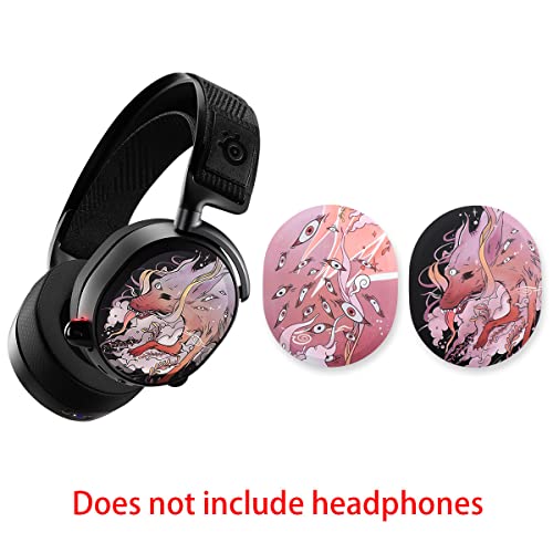 1 Pair Personalize Magnet Side Covers Magnet Cover Compatible for SteelSeries Arctis Pro GameDAC Wireless Headset