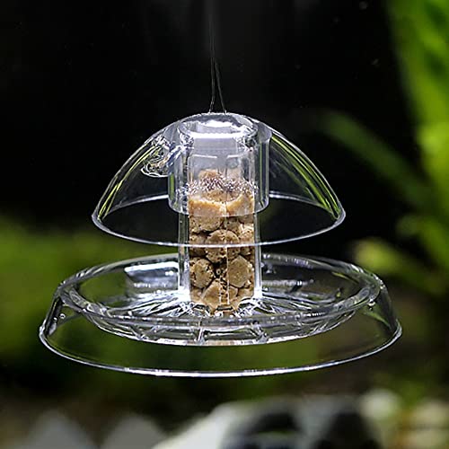 DONGKER Transparent Snail Catcher, Aquarium Snail Trap Snail Box with Fishing Line for Aquarium Fish Tank