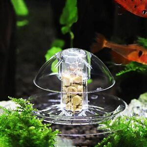 DONGKER Transparent Snail Catcher, Aquarium Snail Trap Snail Box with Fishing Line for Aquarium Fish Tank