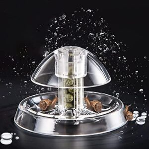 DONGKER Transparent Snail Catcher, Aquarium Snail Trap Snail Box with Fishing Line for Aquarium Fish Tank