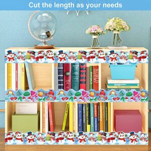 Christmas Bulletin Border Snowman Board Trim for Holiday Classroom Decoration 69ft