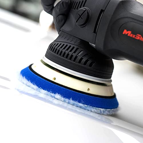 Maxshine 5” Synthetic Wool Pad for Cutting – Durable, Suitable for Heavy Load, Hook and Loop, for DA and Rotary Polishers