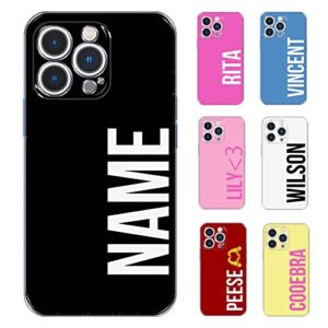 coozebra custom personalized phone case design your own photo phone case compatible with apple iphone 14 13 12 11 pro max mini x xs xr 6 7 8 plus se (text 1)