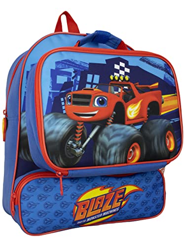 Blaze and the Monster Machines Kids Backpack and Lunch Bag Blue