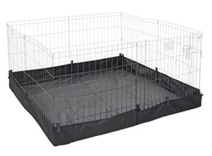 midwest homes for pets square exercise pen fabric mesh bottom, 22.05"l x 9.85"w x 9.85"h