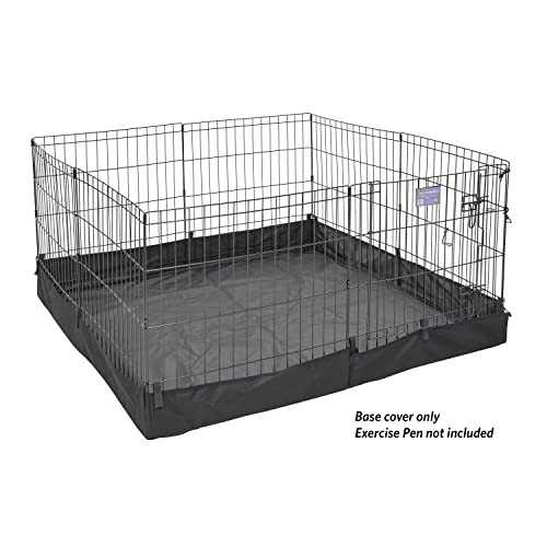 MidWest Homes for Pets Square Exercise Pen Fabric Mesh Bottom, 22.05"L x 9.85"W x 9.85"H