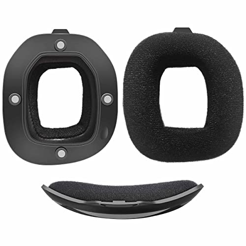 MQDITH Comfort Velour Replacement Ear Pads Headband Compatible with Astro A40 TR Headset