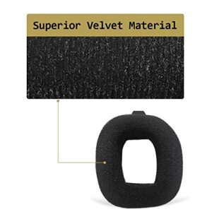 MQDITH Comfort Velour Replacement Ear Pads Headband Compatible with Astro A40 TR Headset