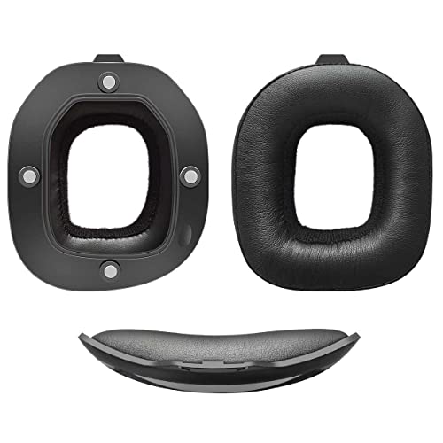 MQDITH Soft Protein Leather Replacement Ear Pads Headband Compatible with Astro A40 TR Headset