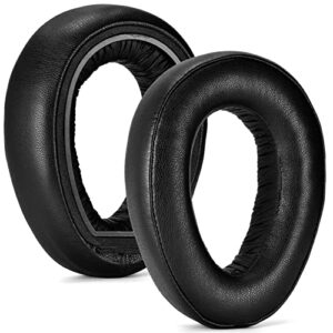 pxc 550 ear pads - defean replacement ear cushion cover compatible with sennheiser pxc 550 pxc 550-ii wireless mb 660 series headset,softer leather,high-density noise cancelling foam, added thickness