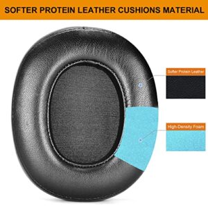 Elite 800 Ear Pads - defean Replacement Ear Cushion Cover Compatible with Turtle Beach - Ear Force Elite 800 Headset,Softer Leather,High-Density Noise Cancelling Foam